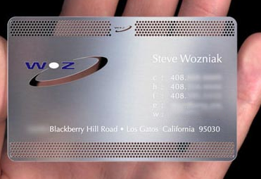 激光雕刻名片為您形象加分，成功快人一步！