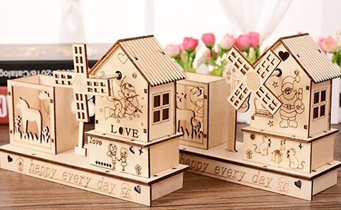 激光雕刻的音樂盒，帶您追尋記憶深處的韻律