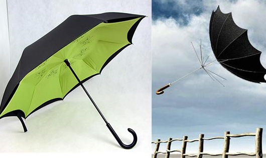 激光鏤空的反向雨傘，再也不懼風雨天