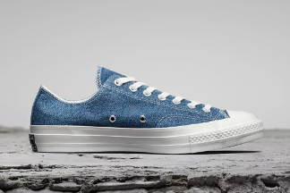 激光助力匡威Renew Denim環保鞋，探尋牛仔改造之路