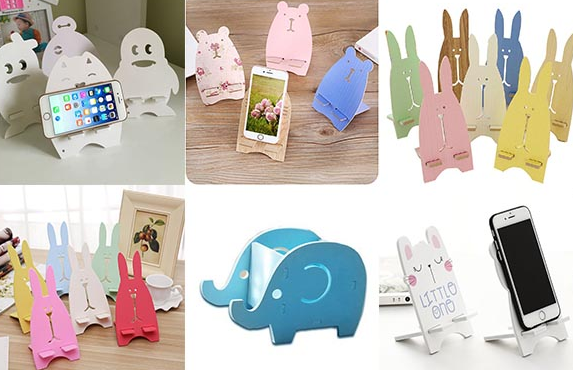 激光雕刻切割手機展架，給你想要的簡約時尚！