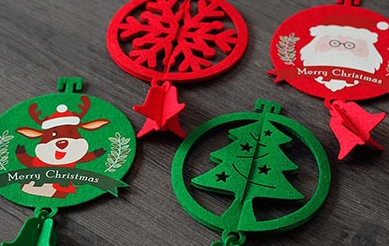 激光雕刻圣誕裝飾品，這個圣誕節與眾不同