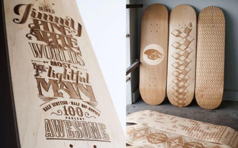 激光雕刻滑板，誰(shuí)的青春不張揚(yáng)