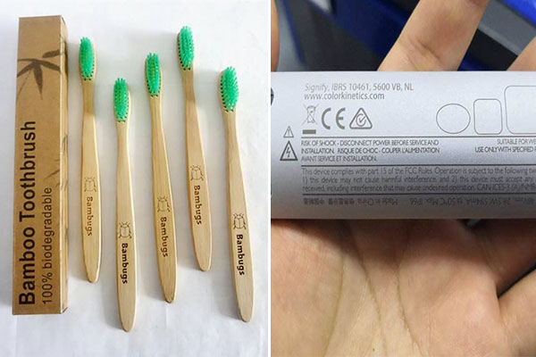 木質(zhì)塑料電動(dòng)牙刷打標(biāo)刻字設(shè)備——牙刷激光打標(biāo)機(jī)